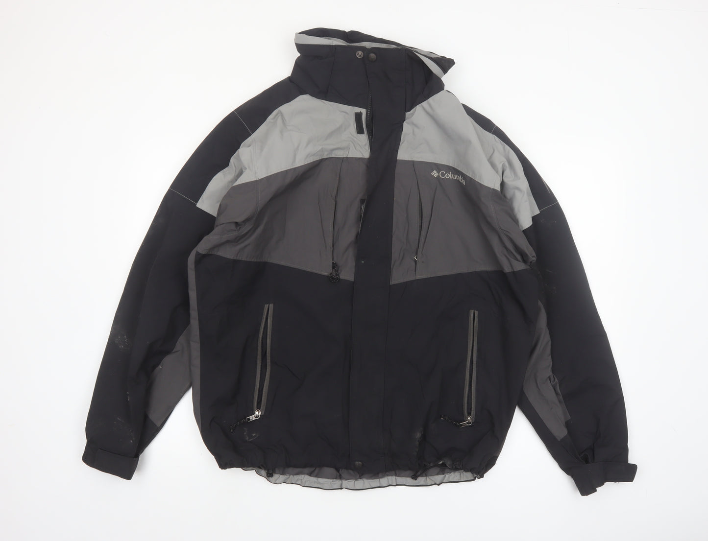 Columbia Men's Black M Interchange 3-in-1 Waterproof Jacket