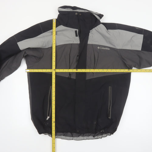 Columbia Men's Black M Interchange 3-in-1 Waterproof Jacket