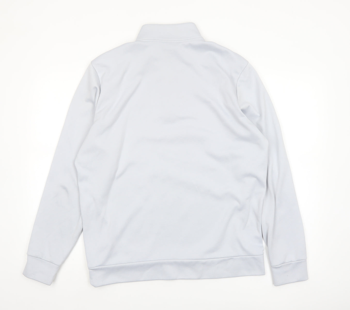 Under Armour Men's White M 1/4 Zip Mock Neck Fleece Sweatshirt
