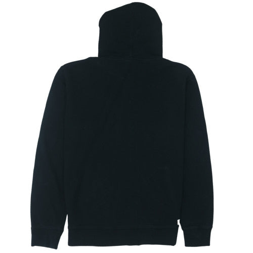 Diesel Men's Black 2XL Full Zip Hoodie with Logo Print