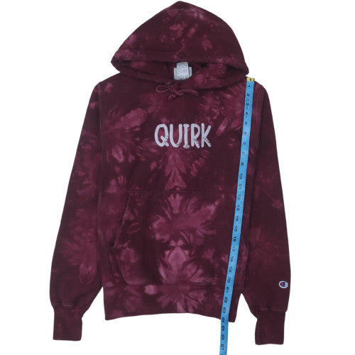 Champion Women’s Burgundy Tie-Dye Pullover Hoodie Small