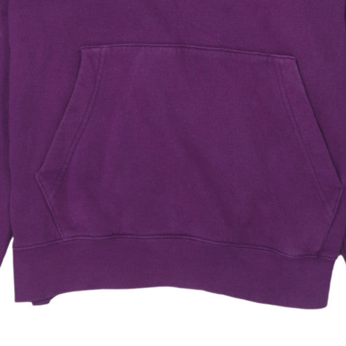 Nike Women's Purple Pullover Hoodie Size M Cotton Blend Logo