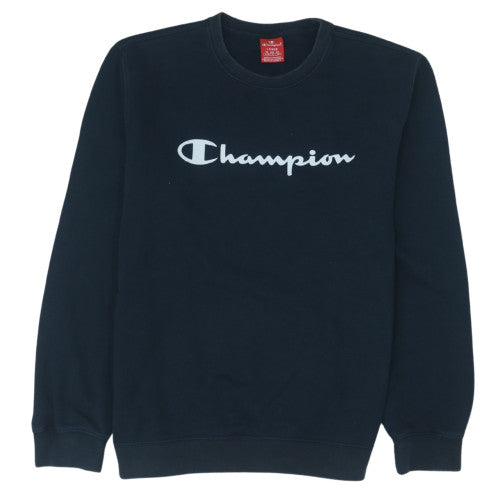 Champion Men's Blue Crew Neck Pullover Sweatshirt Size L