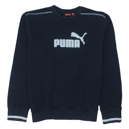 Puma Men's Blue XL Pullover Crew Neck Fleece Sports Sweatshirt