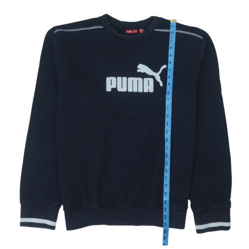 Puma Men's Blue XL Pullover Crew Neck Fleece Sports Sweatshirt