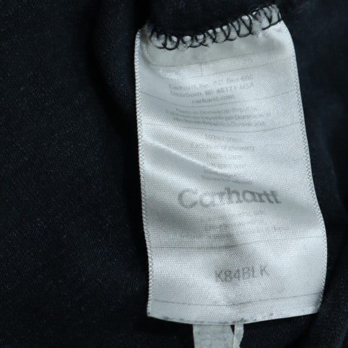 Carhartt Men’s Black 2XL Henley Short Sleeve Heavyweight Cotton T-Shirt