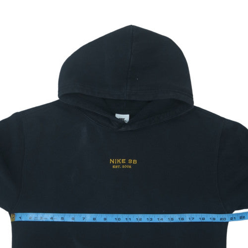 Nike SB Men's Black Small Pullover Hoodie Fleece Embroidered Logo