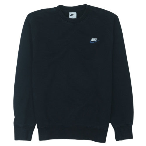 Nike Men's Black Small Crew Neck Pullover Sweatshirt