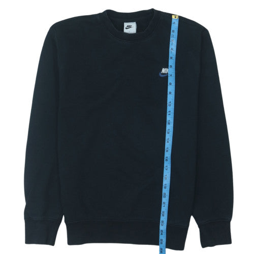 Nike Men's Black Small Crew Neck Pullover Sweatshirt