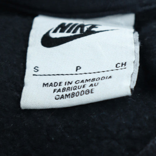 Nike Men's Black Small Crew Neck Pullover Sweatshirt