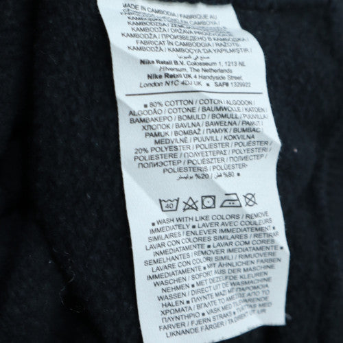 Nike Men's Black Small Crew Neck Pullover Sweatshirt