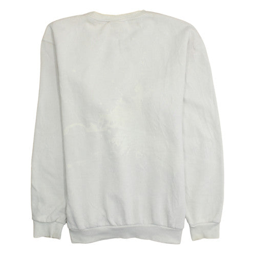 Ellesse Men's White Cotton Blend Pullover Sweatshirt M