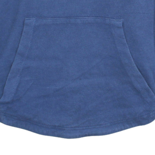 Adidas Men's Blue Pullover Hoodie Small Regular Fit Cotton Sportswear