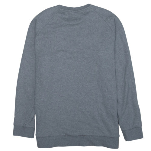Adidas Mens Grey Crew Neck Pullover Sweatshirt Size M