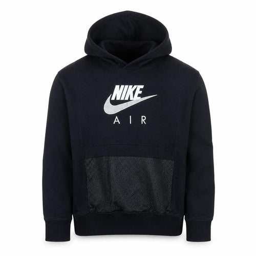 Nike Men's Black Pullover Hoodie Small Fleece Logo Sportswear