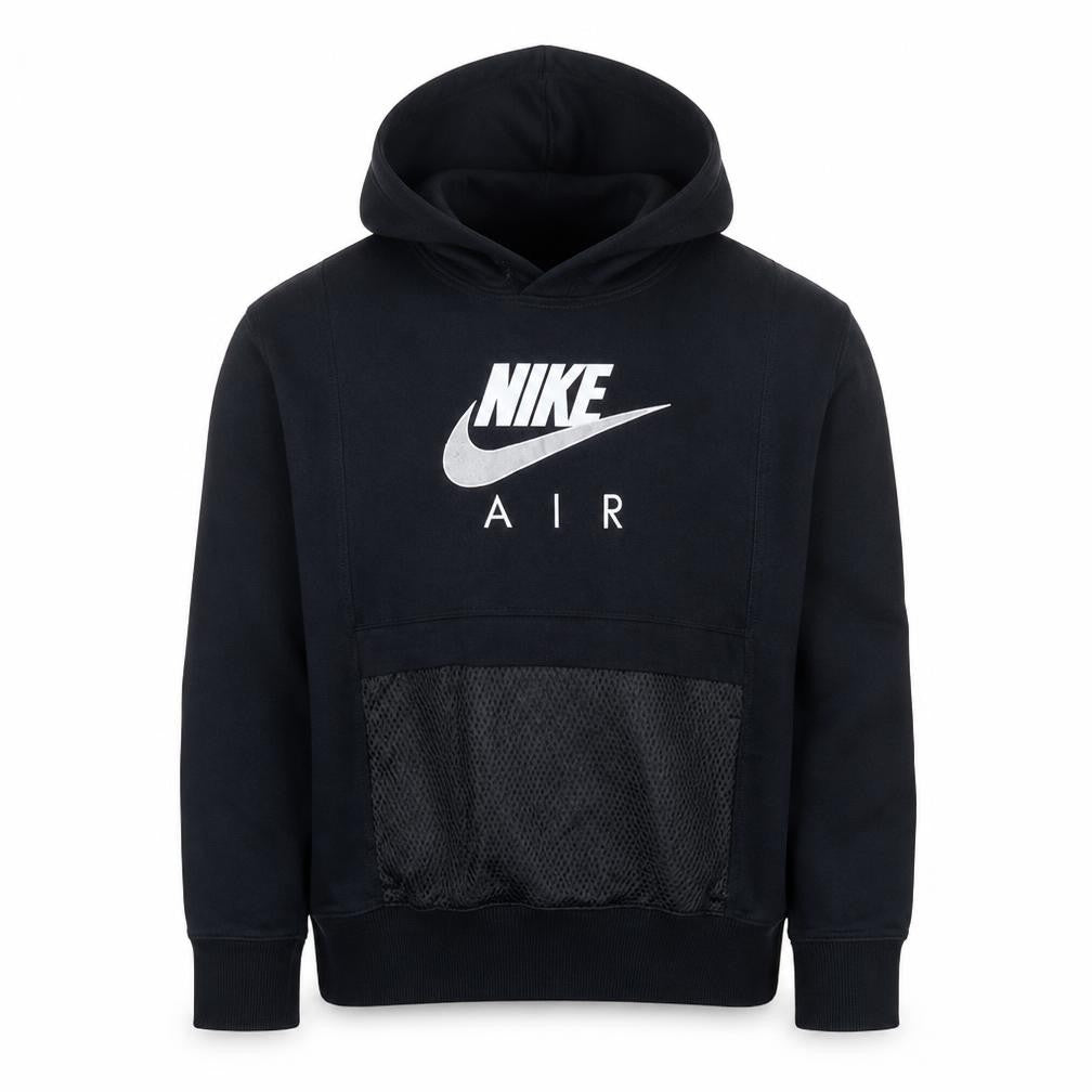 Nike Men's Black Pullover Hoodie Small Fleece Logo Sportswear