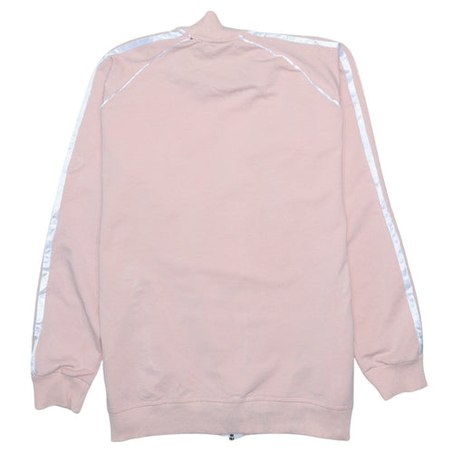Adidas Womens Pink Full Zip Track Jacket Size 12 Regular Fit