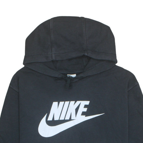 Nike Men's Black 2XL Pullover Sports Hoodie with Logo