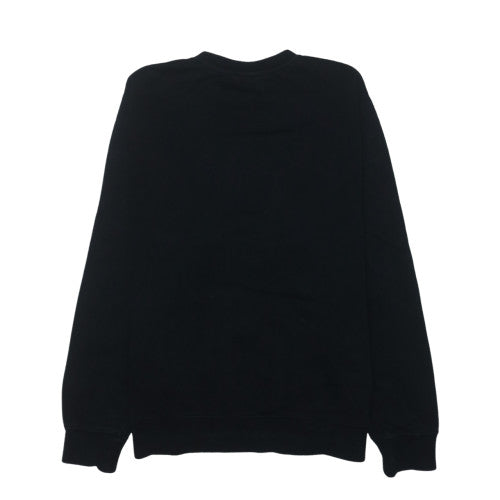 Nike Men's Black Fleece Pullover Sweatshirt L Regular Crew Neck