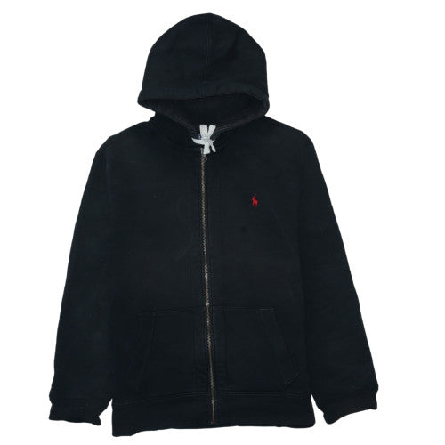 Polo Ralph Lauren Mens Black Full Zip Hoodie XL Cotton Blend