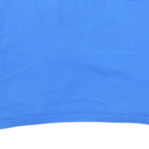 Columbia PFG Men's Blue XL Cotton Crew Neck Graphic T-Shirt