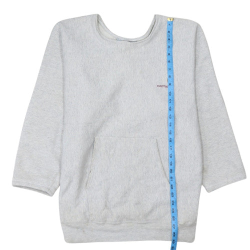 Carhartt Men’s Grey Regular Fit Pullover Sweatshirt M