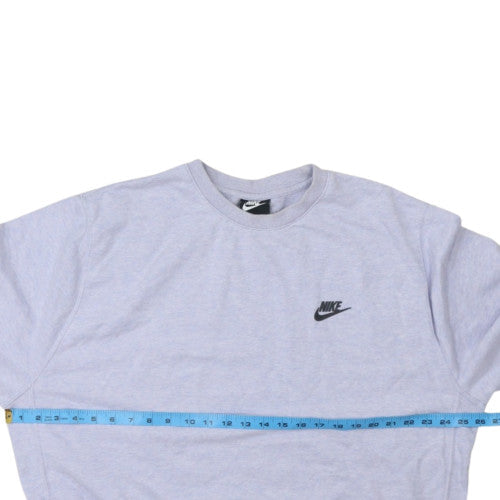 Nike Mens Grey XL Pullover Crew Neck Fleece Sweatshirt
