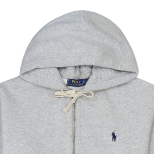 Polo Ralph Lauren Men's Grey Full Zip Hoodie M Cotton Blend