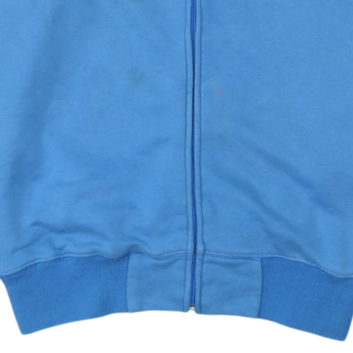 Kappa Mens Blue Italia Full Zip Sweatshirt Jacket Size L