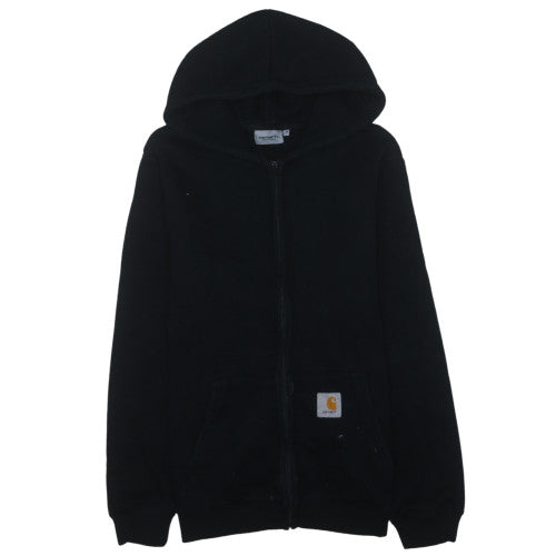 Carhartt Mens Black XL Full Zip Hoodie Heavyweight Cotton