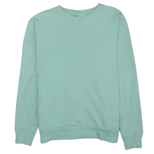 Fila Men's Green Crew Neck Pullover Sweatshirt Size L