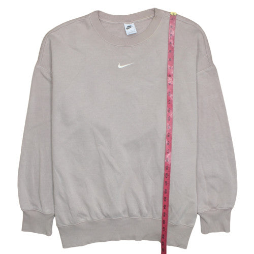Nike Mens Beige XL Crew Neck Pullover Sweatshirt
