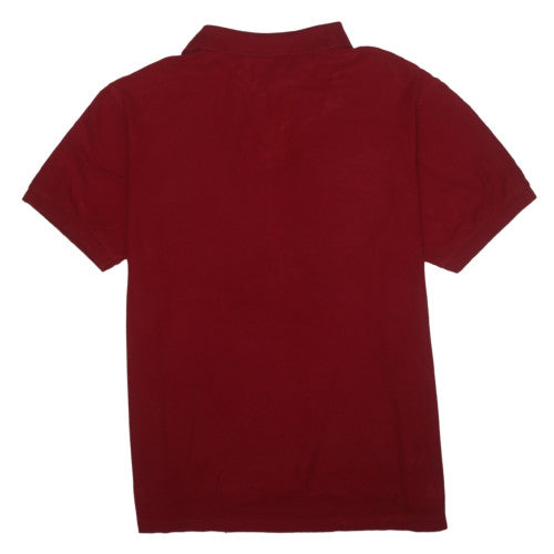 Chaps Men's Red XXL Cotton Short Sleeve Polo Shirt Classic Fit
