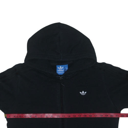 Adidas Mens Black Full Zip Hoodie Size M Regular Fit