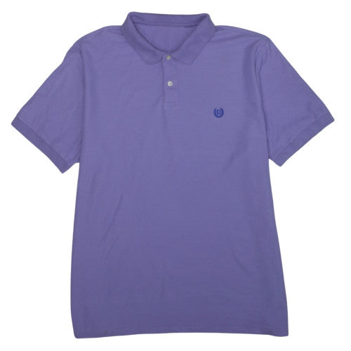 Chaps Men's Purple Cotton Short Sleeve Polo Shirt XL