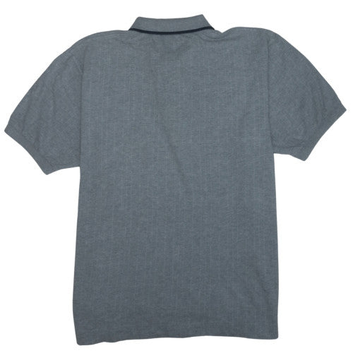 Nautica Men's Grey Cotton Short Sleeve Polo Shirt XL