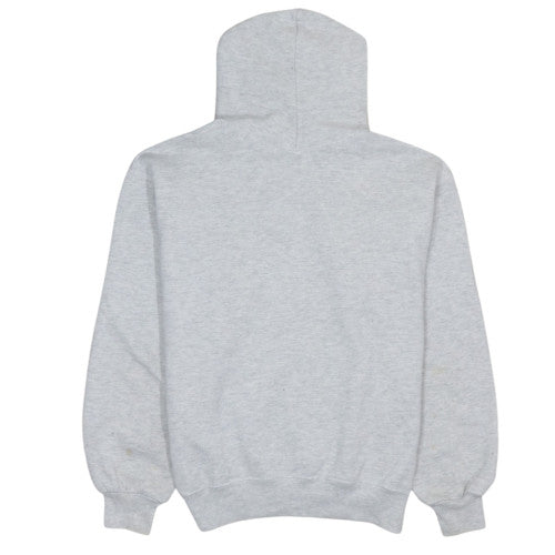 Russell Athletic Mens Grey Pullover Hoodie Size L Vintage Fleece