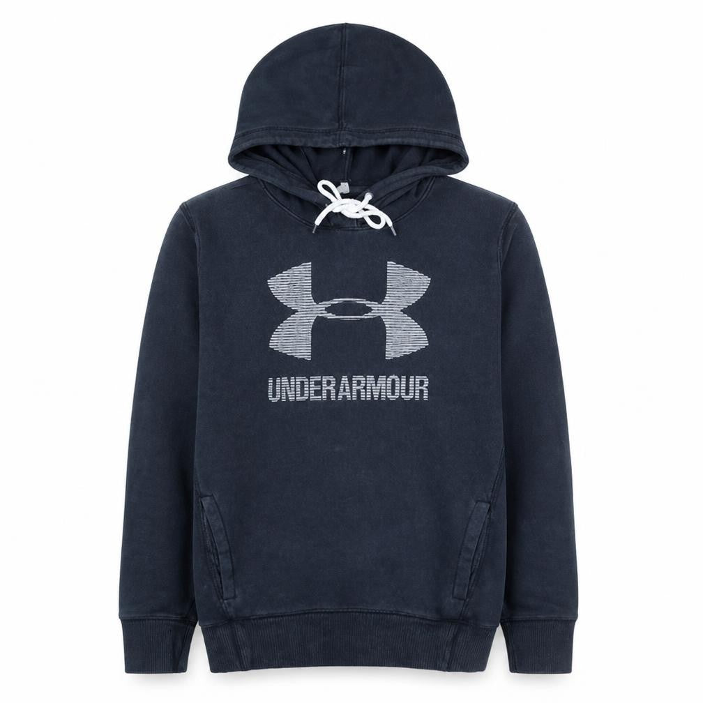 Under Armour Men's Black Pullover Hoodie Size S Relaxed Fit Sportswear