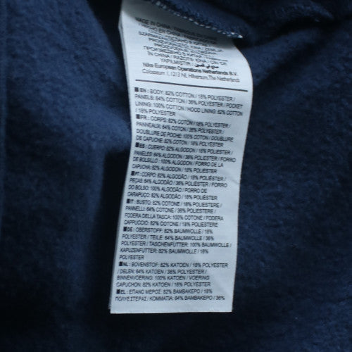 Nike Air Men’s Blue Full Zip Fleece Hoodie S Regular Fit