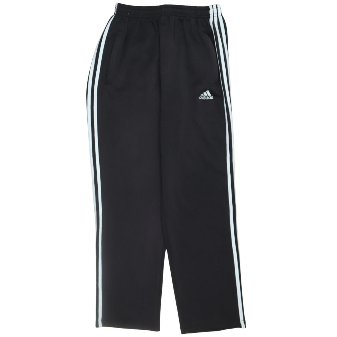 Adidas Mens Black 3XL Track Pants Elastic Waist Sports Trousers