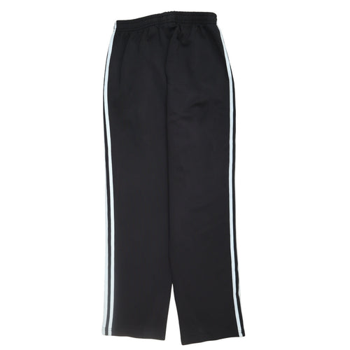Adidas Mens Black 3XL Track Pants Elastic Waist Sports Trousers