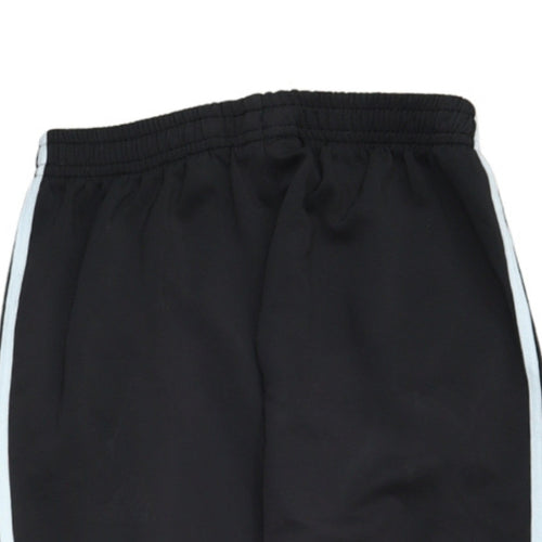Adidas Mens Black 3XL Track Pants Elastic Waist Sports Trousers