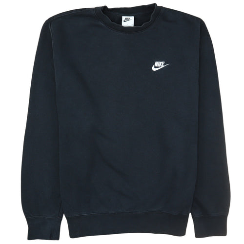Nike Men's Black Small Crew Neck Pullover Sweatshirt