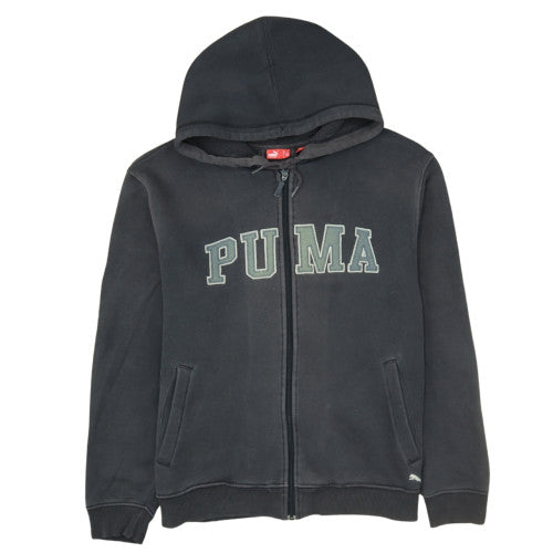 Puma Men's Black Full Zip Fleece Hoodie Size M Sportswear