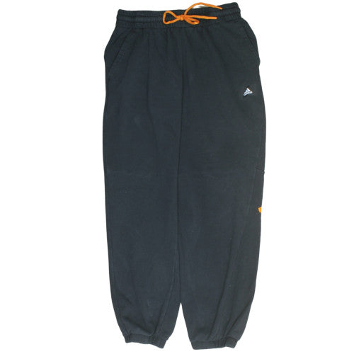 Adidas Men's Black Jogger Sweatpants M Regular Fit Fleece Activewear