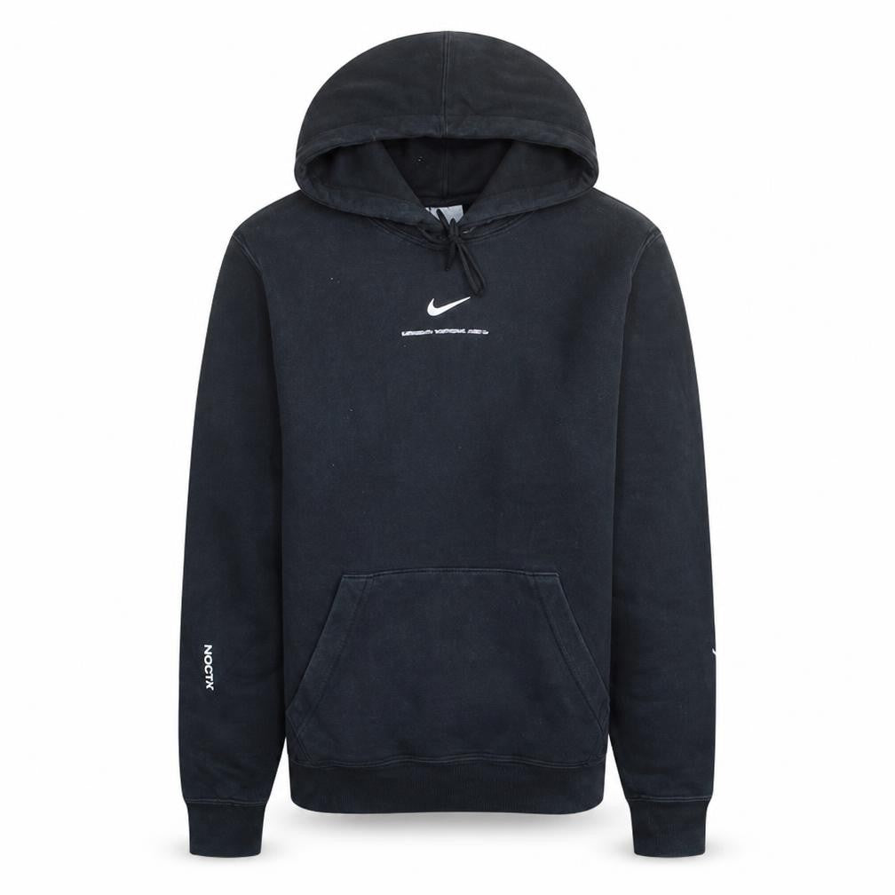 Front view of Nike Nocta Men's Black XS Pullover Hoodie Fleece Sweatshirt