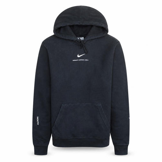 Front view of Nike Nocta Men's Black XS Pullover Hoodie Fleece Sweatshirt