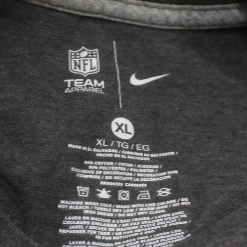 Nike NFL Team Apparel Men's Grey Buccaneers Just Do It T-Shirt XL
