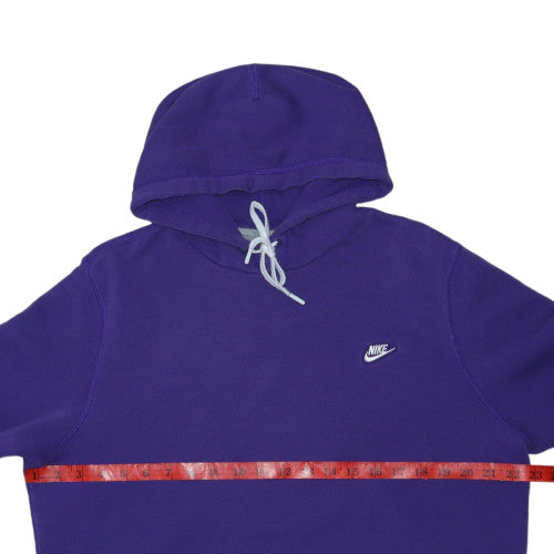 Nike Men’s Purple Pullover Fleece Hoodie Size L Regular Fit