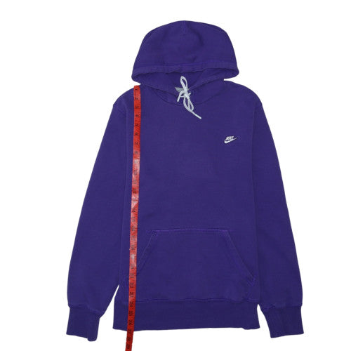 Nike Men’s Purple Pullover Fleece Hoodie Size L Regular Fit